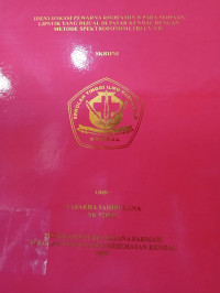 Image of IDENTIFIKASI PEWARNA RHODAMIN B PADA SEDIAAN LIPSTIK YANG DIJUAL DI PASAR KENDAL DENGAN METODE SPEKTROFOTOMETRI UV-VIS