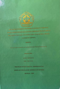 Image of PENGARUH PEMBERIAN PENDIDIKAN KESEHATAN DENGAN MEDIA LEMBAR BALIK DAN LEAFLET TERHADAP PENGETAHUAN KELUARGA TENTANG STUNTING PADA ANAK DI DESA TRUKO KANGKUNG KENDAL